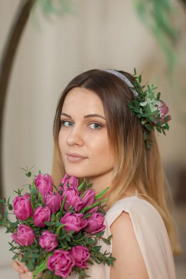 Букет невесты из тюльпанов